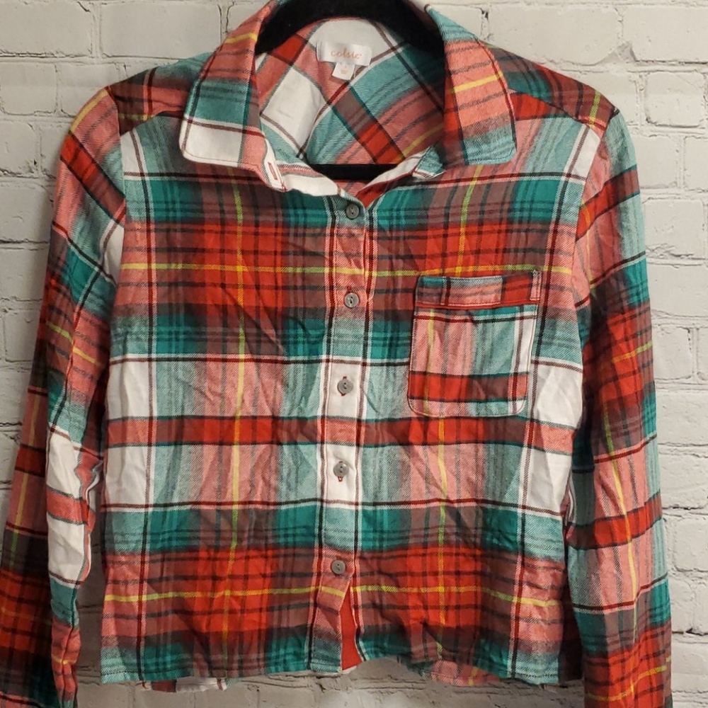 Colsie Flannel Womens Flannel Size Small #C2